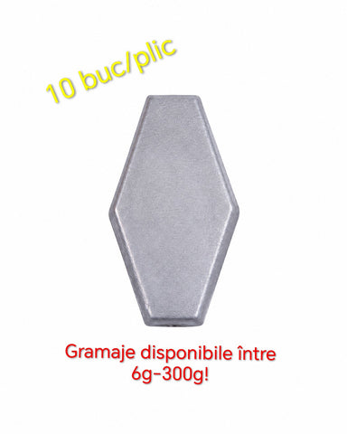 Plumbi Hexagonali natur 10 bucăți la plic!