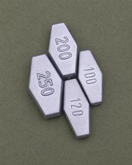 Plumbi Hexagonali natur 10 bucăți la plic!