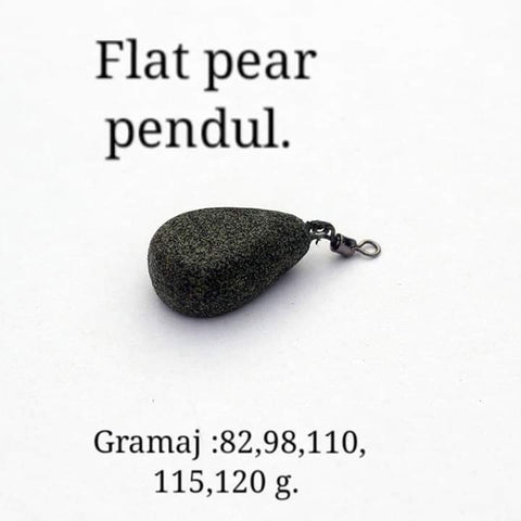 Flat pear pendul