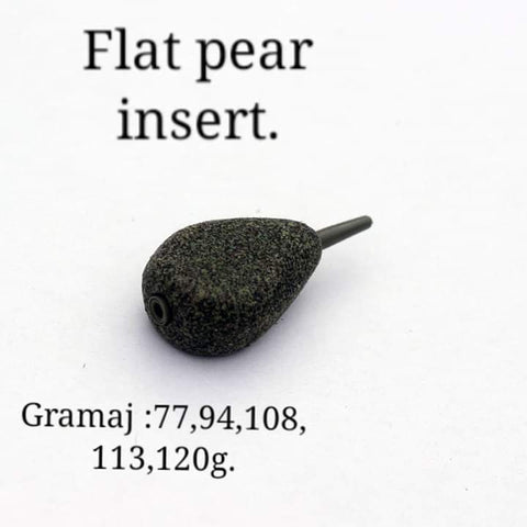 Flat pear insert